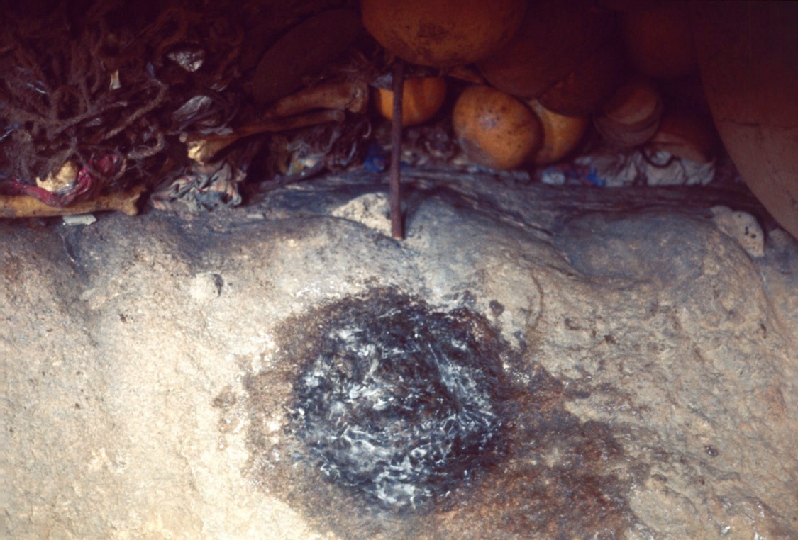 in the cave