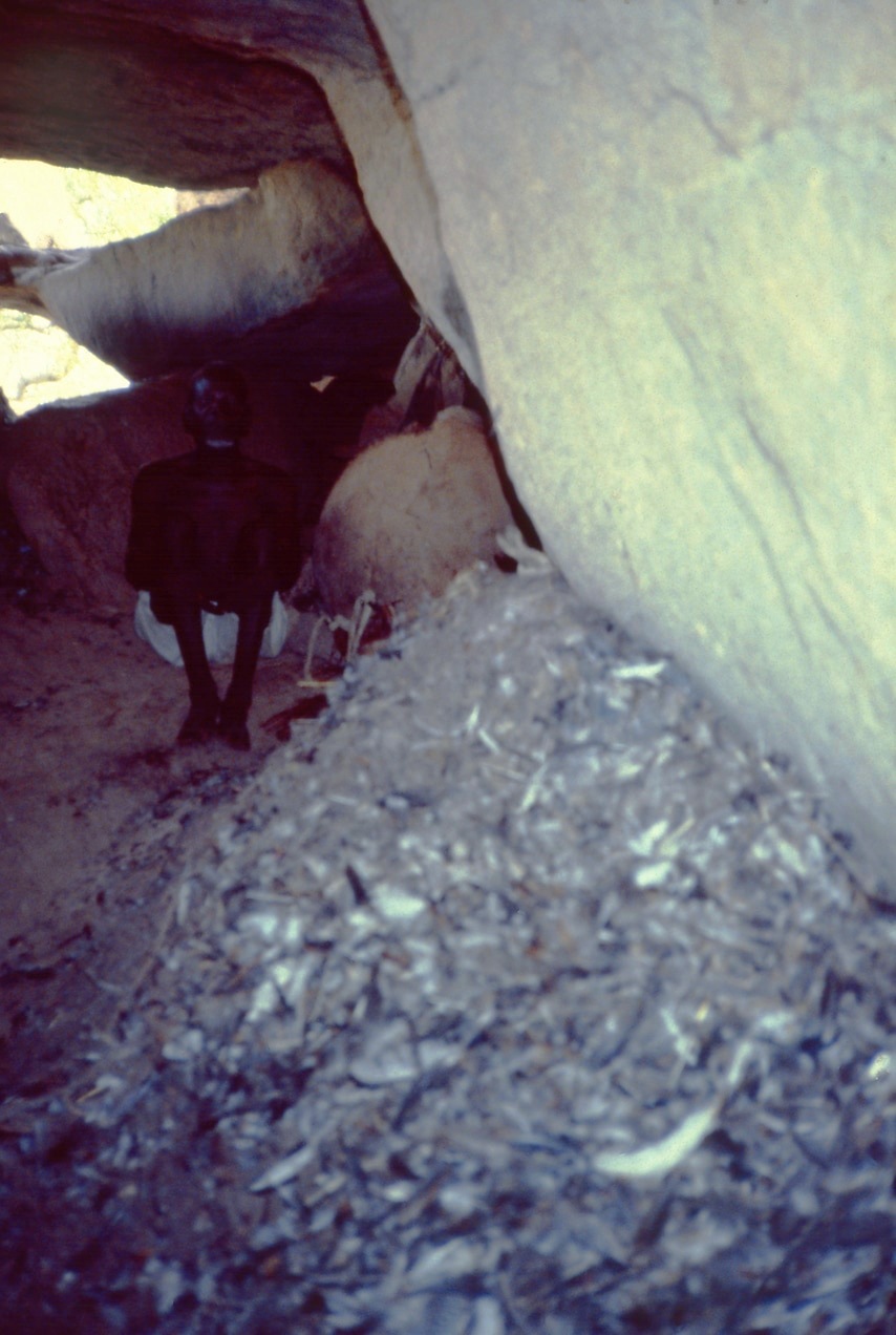 in the cave